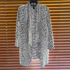 Ladies NWOT “Rene Rolf” Super Soft Sleapwear Cardigan